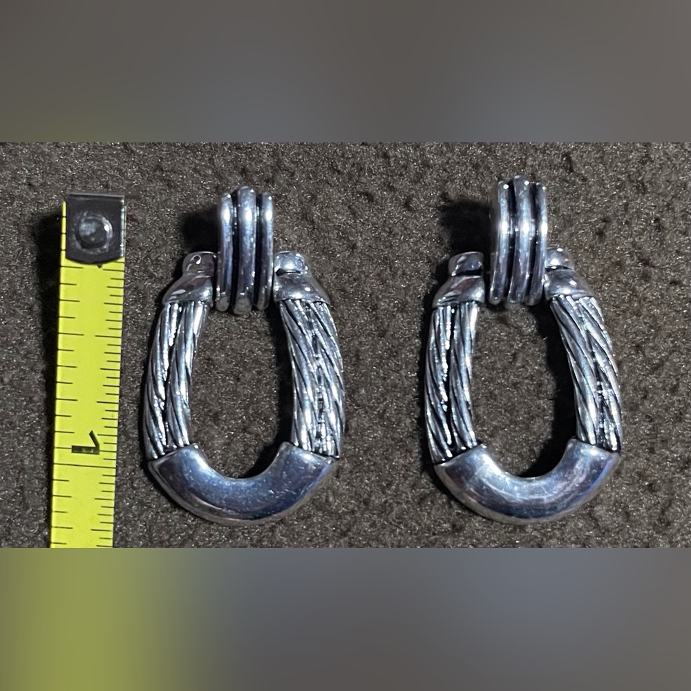 Cato Silver Earrings